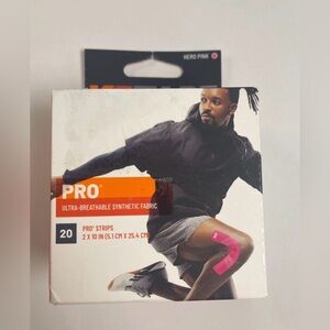 New KT Tape Pro Elastic Sports Tape 20 Pro Strips HERO PINK